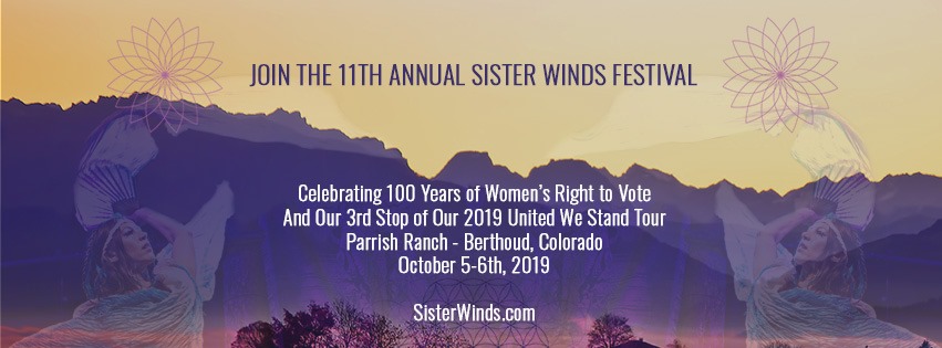 Featured image for “United We Stand Tour at 11th Annual Sister Winds Festival to Celebrate 100 Years of Women’s Right To Vote”