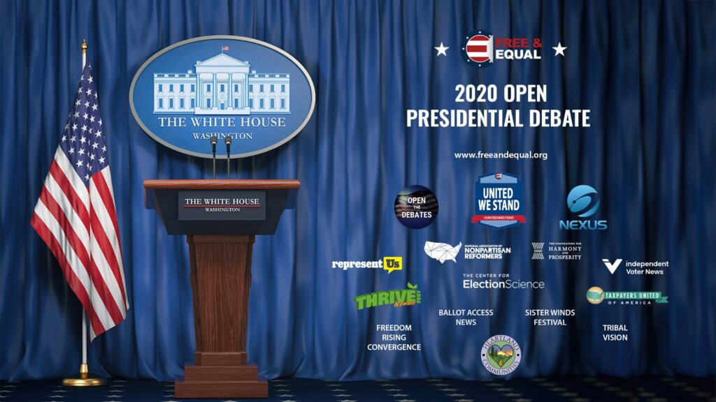 Featured image for “Announcing Our Moderator and Line-up for the March 4th Open Presidential Debate”