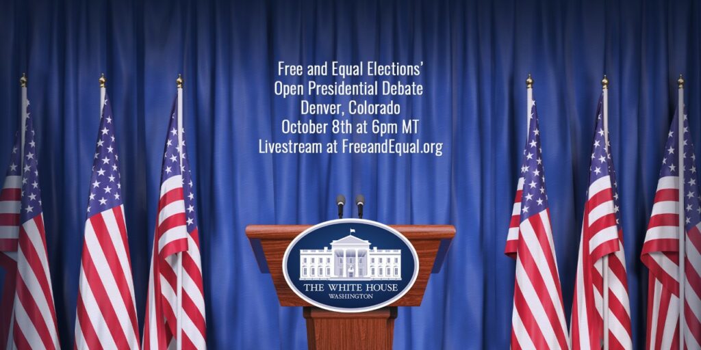 Featured image for “Five Candidates Confirmed for October 8 Open Presidential Debate in Denver”