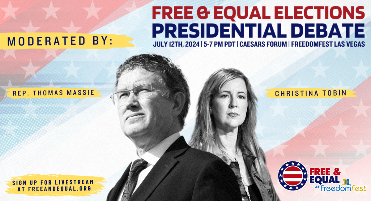 Free & Equal Elections Presidential Debate 07/12/24 Moderated by Rep. Thomas Massie and Christina Tobin